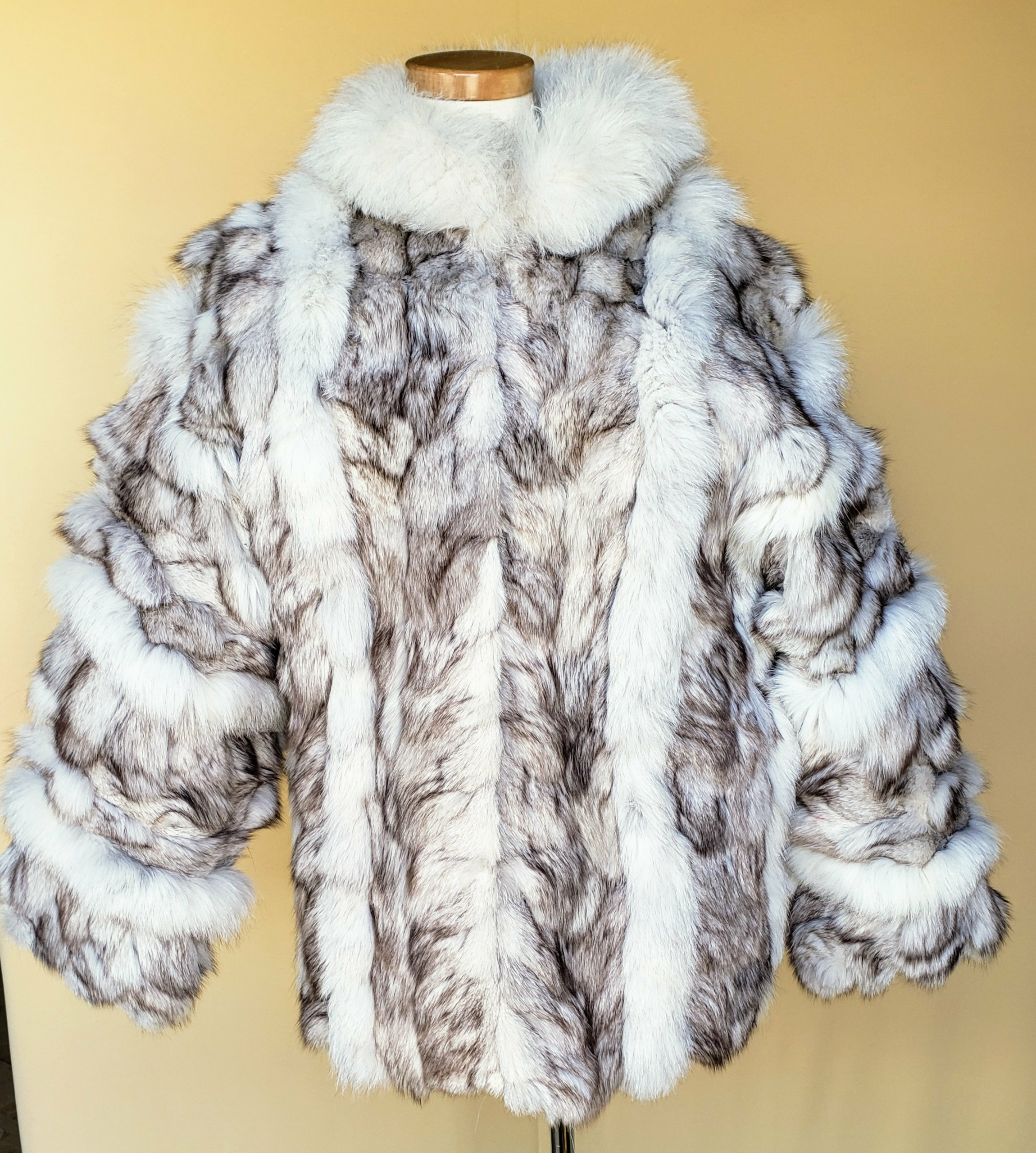SAGA FOX Blue Fox Coat